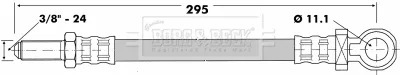 Borg & Beck BBH6529 — Brake Hose