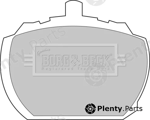 Borg & Beck BBP1098 — Brake Pad Set, disc brake