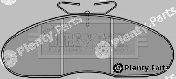 Borg & Beck BBP1126 — Brake Pad Set, disc brake