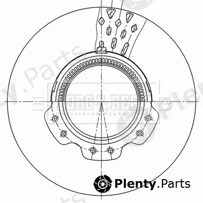 Borg & Beck BBD32601 — Brake Disc