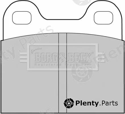 Borg & Beck BBP1260 — Brake Pad Set, disc brake