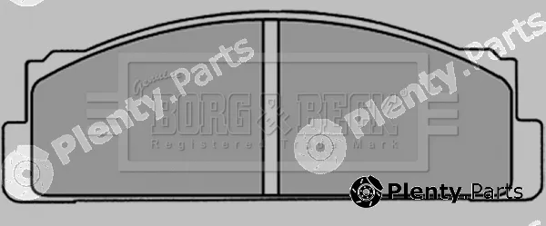 Borg & Beck BBP1310 — Brake Pad Set, disc brake