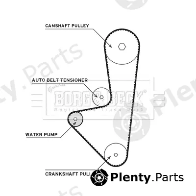 Borg & Beck BTW1033 — Water Pump & Timing Belt Kit