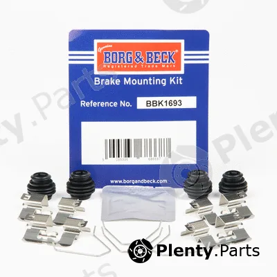 Borg & Beck BBK1693 — Accessory Kit, disc brake pad