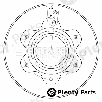 Borg & Beck BBD32600 — Brake Disc