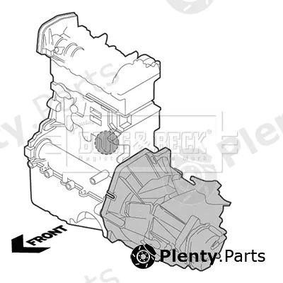 Borg & Beck BEM3868 — Mounting, engine