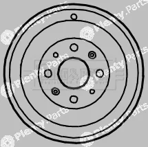 Borg & Beck BBR7122 — Brake Drum