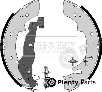 Borg & Beck BBS6074 — Brake Shoe Set