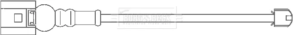 Borg & Beck BWL3115 — Warning Contact, brake pad wear