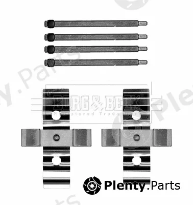 Borg & Beck BBK1651 — Accessory Kit, disc brake pad