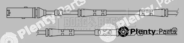 Borg & Beck BWL3189 — Warning Contact, brake pad wear