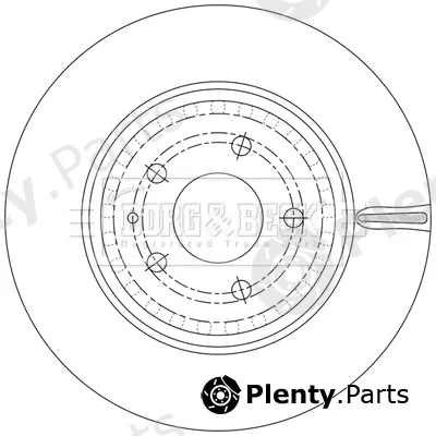 Borg & Beck BBD6228S — Brake Disc