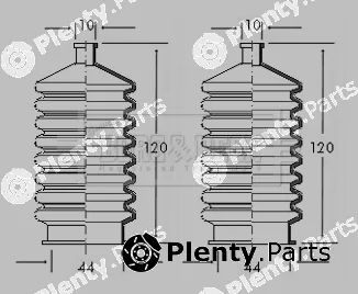 Borg & Beck BSG3015 — Bellow Kit, steering