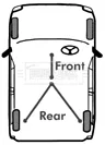 Borg & Beck BKB1691 — Cable Pull, parking brake