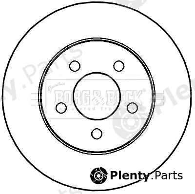Borg & Beck BBD4277 — Brake Disc