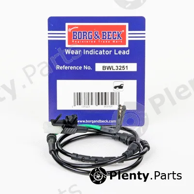 Borg & Beck BWL3251 — Warning Contact, brake pad wear