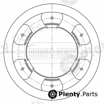 Borg & Beck BBD32594 — Brake Disc