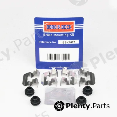 Borg & Beck BBK1677 — Accessory Kit, disc brake pad