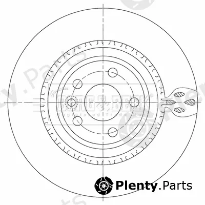 Borg & Beck BBD5471 — Brake Disc
