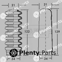 Borg & Beck BSG3004 — Bellow Kit, steering