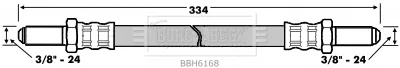 Borg & Beck BBH6168 — Brake Hose
