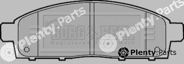 Borg & Beck BBP2054 — Brake Pad Set, disc brake