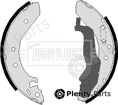 Borg & Beck BBS6223 — Brake Shoe Set