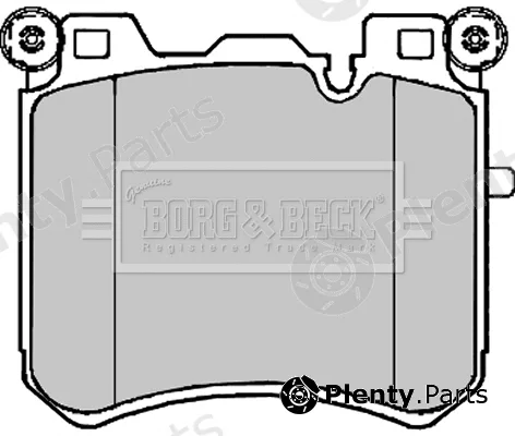 Borg & Beck BBP2223 — Brake Pad Set, disc brake