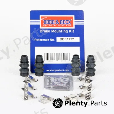 Borg & Beck BBK1722 — Accessory Kit, disc brake pad
