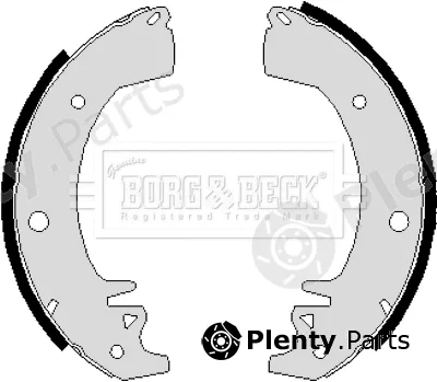 Borg & Beck BBS6208 — Brake Shoe Set