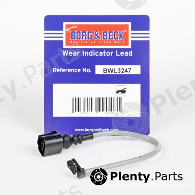 Borg & Beck BWL3247 — Warning Contact, brake pad wear