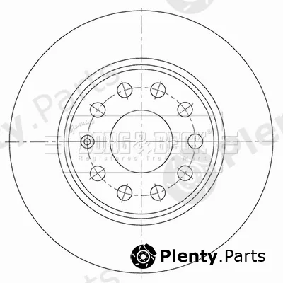 Borg & Beck BBD5526 — Brake Disc