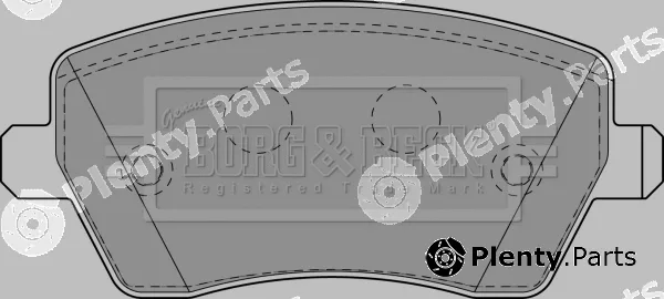 Borg & Beck BBP1807 — Brake Pad Set, disc brake