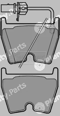 Borg & Beck BBP2138 — Brake Pad Set, disc brake
