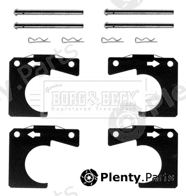 Borg & Beck BBK1063 — Accessory Kit, disc brake pad