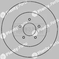 Borg & Beck BBD5146 — Brake Disc