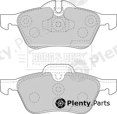 Borg & Beck BBP1726 — Brake Pad Set, disc brake