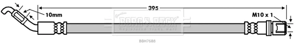 Borg & Beck BBH7688 — Brake Hose