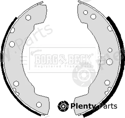 Borg & Beck BBS6229 — Brake Shoe Set