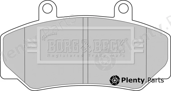 Borg & Beck BBP1087 — Brake Pad Set, disc brake