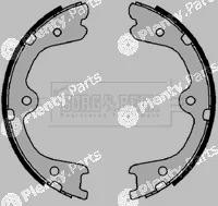 Borg & Beck BBS6425 — Brake Shoe Set, parking brake
