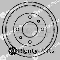 Borg & Beck BBR7028 — Brake Drum
