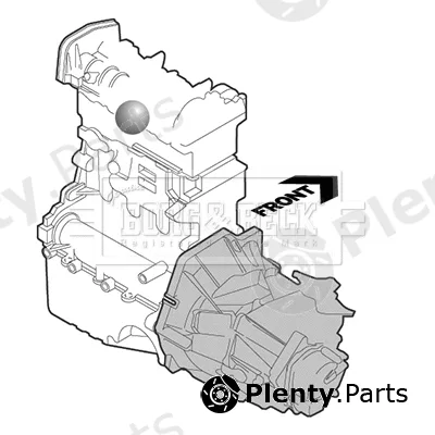Borg & Beck BEM3589 — Mounting, engine