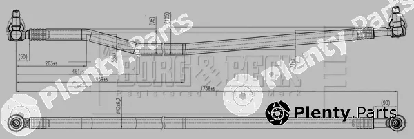Borg & Beck BTR33214 — Centre Rod Assembly