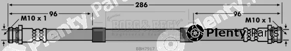 Borg & Beck BBH7917 — Brake Hose