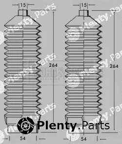 Borg & Beck BSG3178 — Bellow Kit, steering
