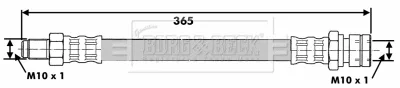 Borg & Beck BBH6411 — Brake Hose