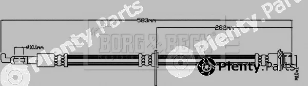 Borg & Beck BBH8484 — Brake Hose