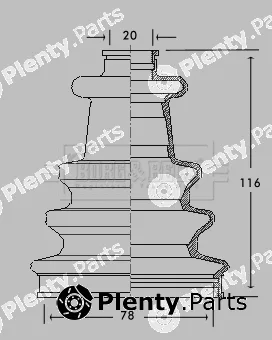 Borg & Beck BCB2080 — Bellow Kit, drive shaft