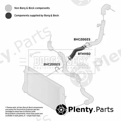 Borg & Beck BTH1150 — Charge Air Hose